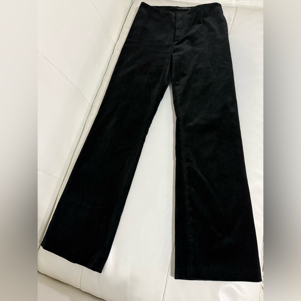 Joseph Black Velvet Trousers small